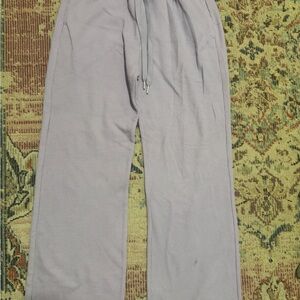 comfrt lavander waffle knit pants